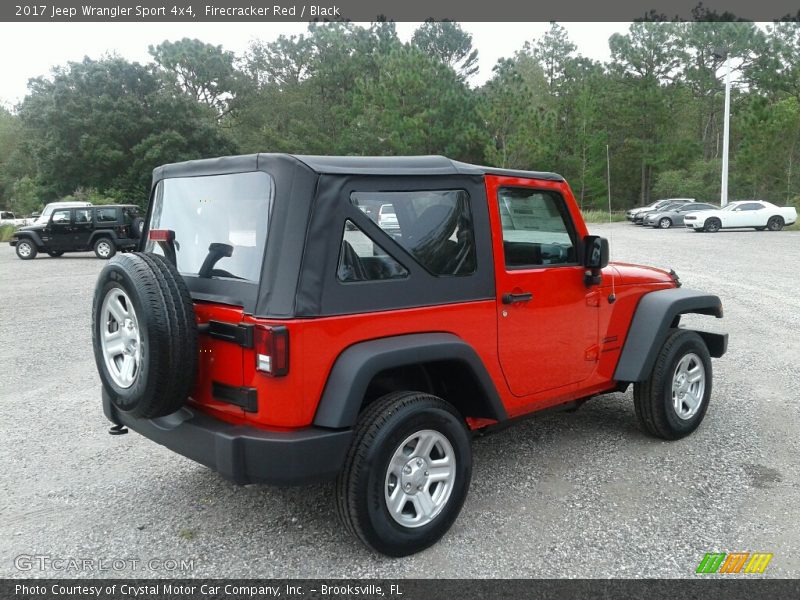 Firecracker Red / Black 2017 Jeep Wrangler Sport 4x4