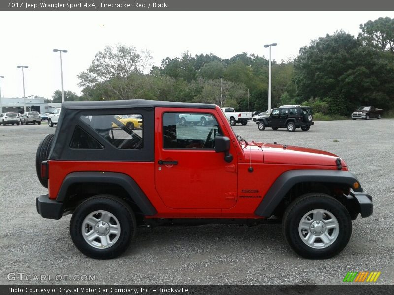 Firecracker Red / Black 2017 Jeep Wrangler Sport 4x4