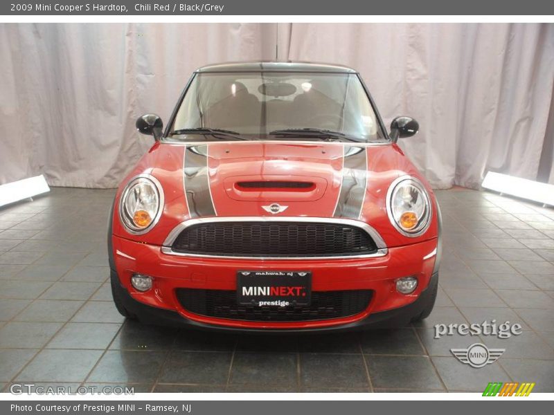 Chili Red / Black/Grey 2009 Mini Cooper S Hardtop