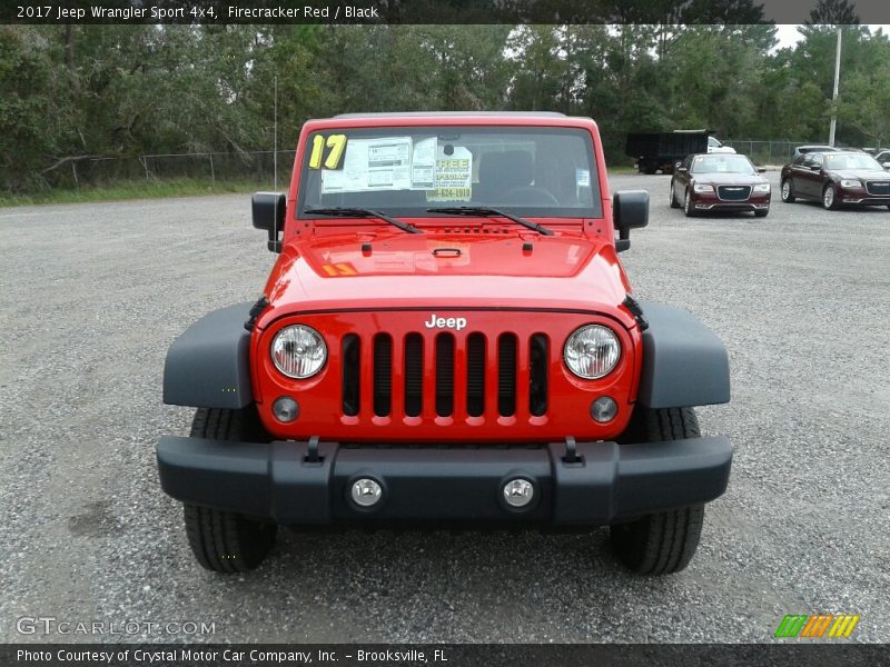 Firecracker Red / Black 2017 Jeep Wrangler Sport 4x4