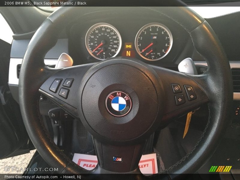 Black Sapphire Metallic / Black 2006 BMW M5