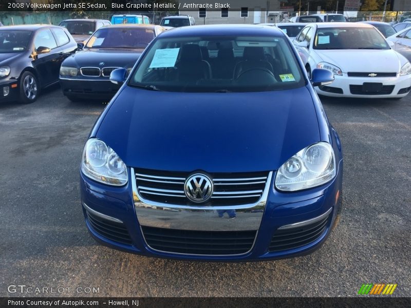 Blue Graphite Metallic / Anthracite Black 2008 Volkswagen Jetta SE Sedan