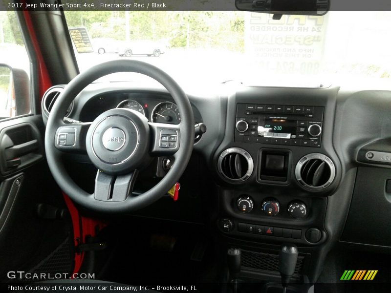 Firecracker Red / Black 2017 Jeep Wrangler Sport 4x4