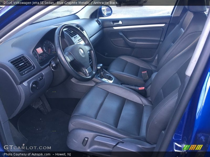 Blue Graphite Metallic / Anthracite Black 2008 Volkswagen Jetta SE Sedan