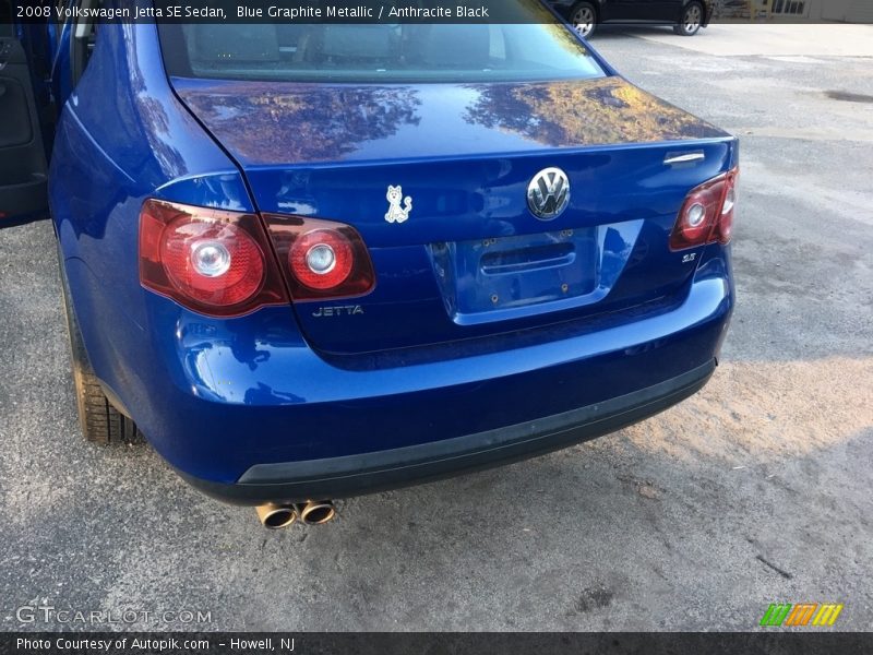 Blue Graphite Metallic / Anthracite Black 2008 Volkswagen Jetta SE Sedan