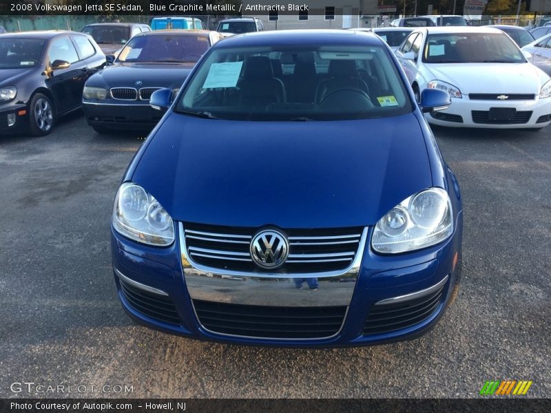 Blue Graphite Metallic / Anthracite Black 2008 Volkswagen Jetta SE Sedan