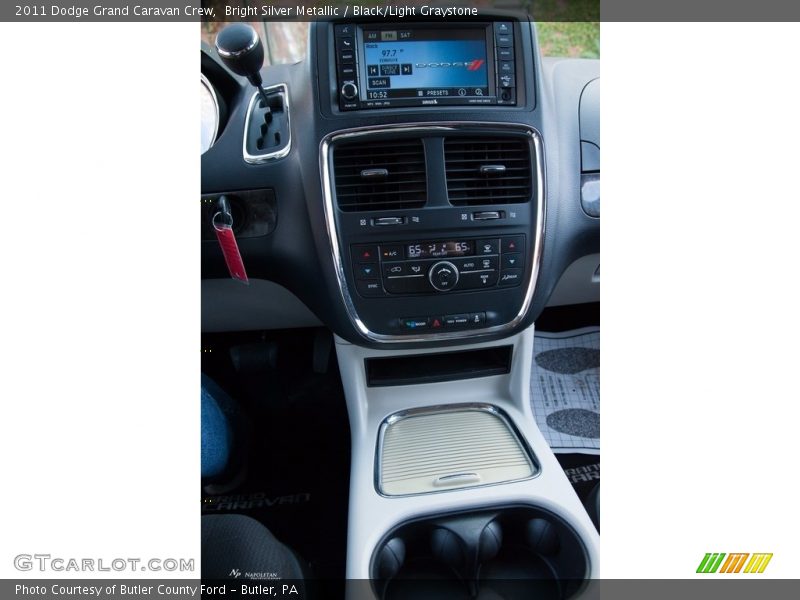 Bright Silver Metallic / Black/Light Graystone 2011 Dodge Grand Caravan Crew