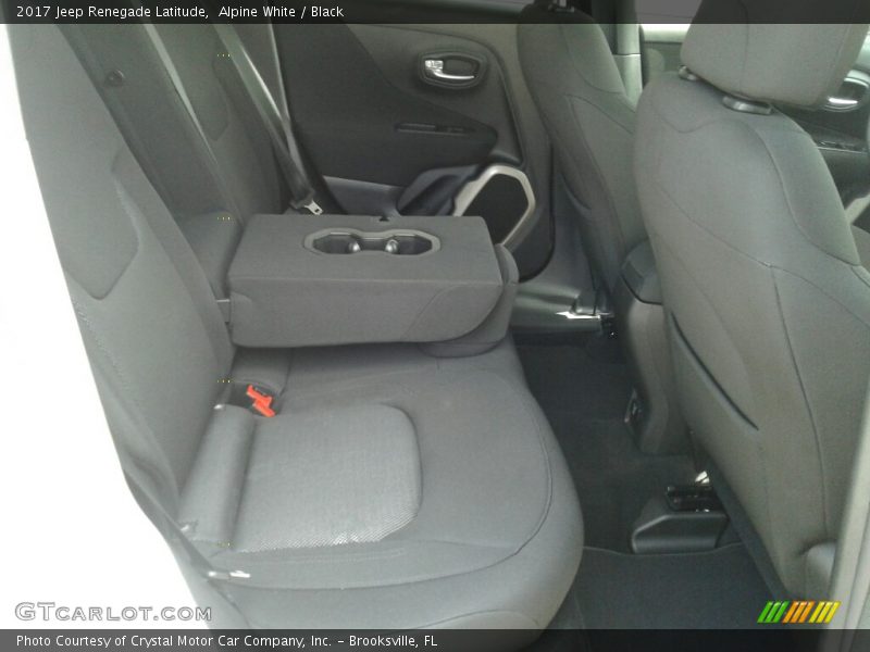 Alpine White / Black 2017 Jeep Renegade Latitude