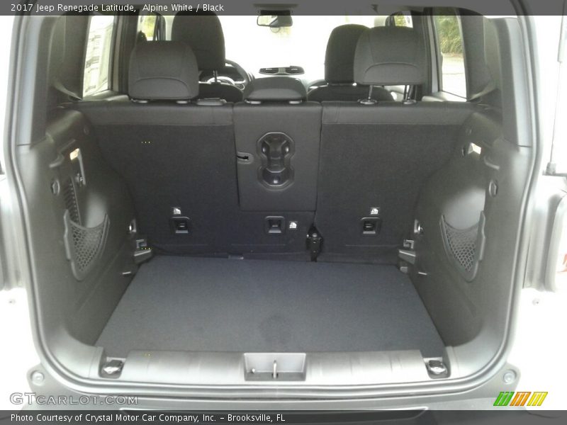 Alpine White / Black 2017 Jeep Renegade Latitude