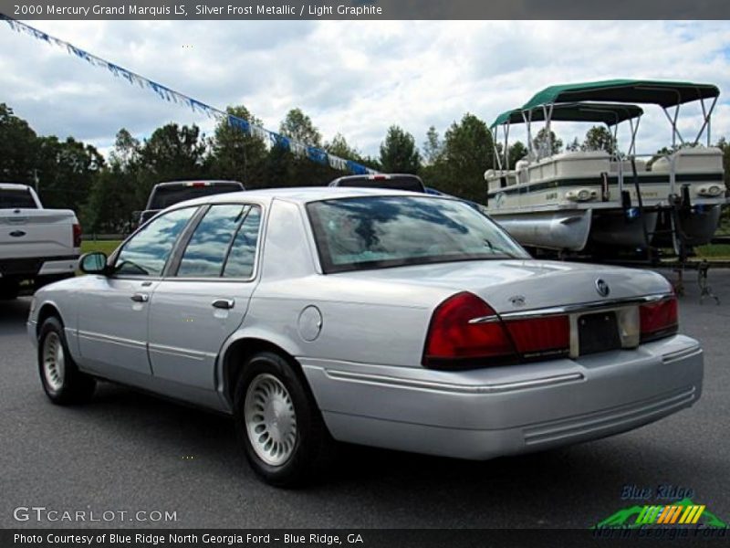 Silver Frost Metallic / Light Graphite 2000 Mercury Grand Marquis LS