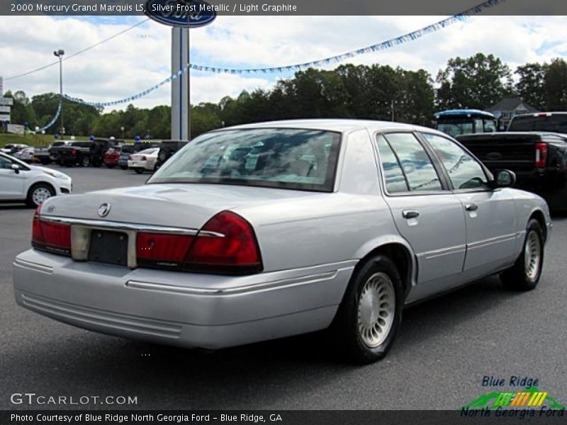 Silver Frost Metallic / Light Graphite 2000 Mercury Grand Marquis LS