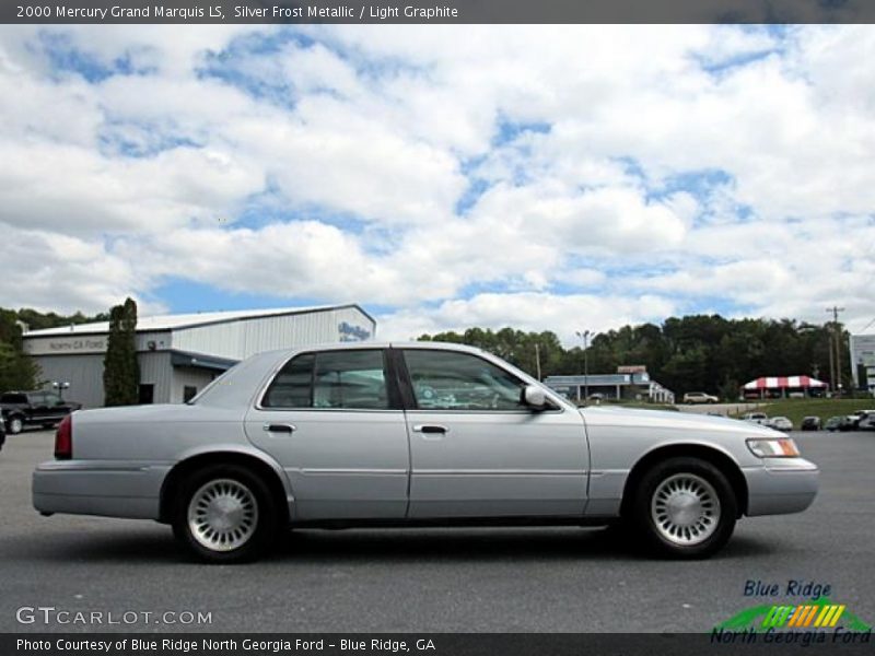 Silver Frost Metallic / Light Graphite 2000 Mercury Grand Marquis LS