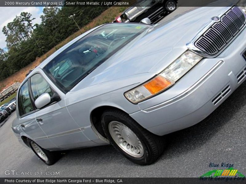 Silver Frost Metallic / Light Graphite 2000 Mercury Grand Marquis LS