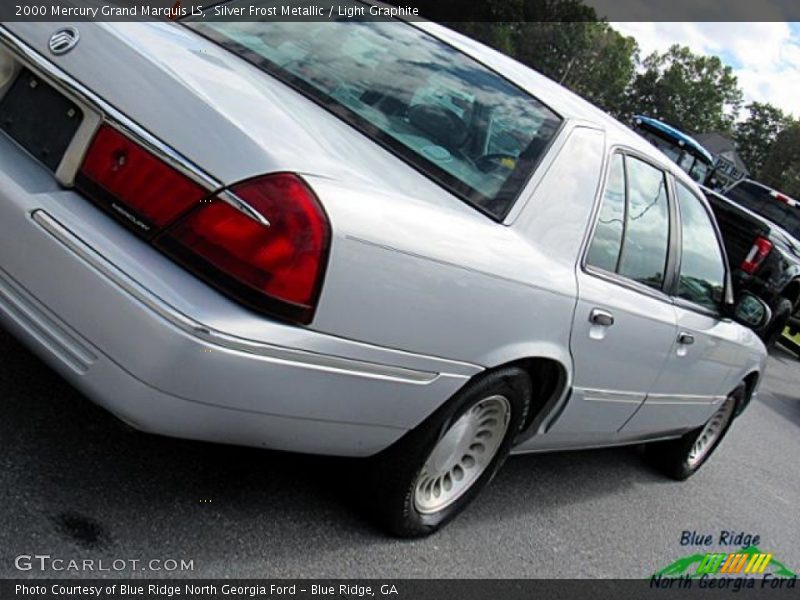 Silver Frost Metallic / Light Graphite 2000 Mercury Grand Marquis LS