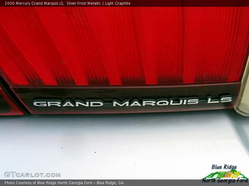 Silver Frost Metallic / Light Graphite 2000 Mercury Grand Marquis LS