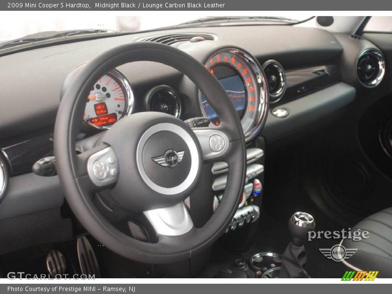 Midnight Black / Lounge Carbon Black Leather 2009 Mini Cooper S Hardtop