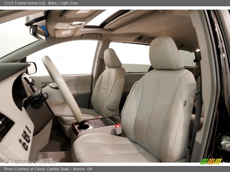 Black / Light Gray 2014 Toyota Sienna XLE