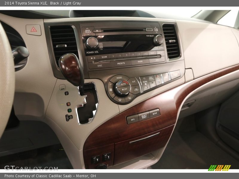 Black / Light Gray 2014 Toyota Sienna XLE