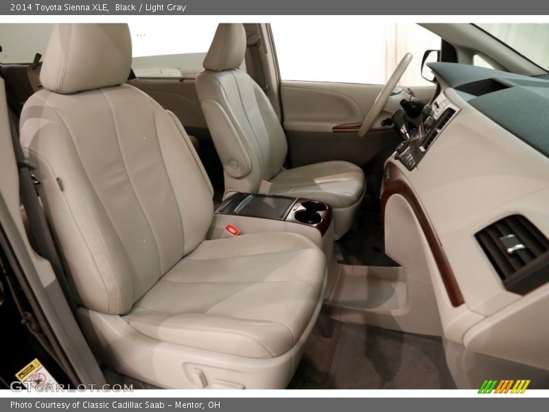 Black / Light Gray 2014 Toyota Sienna XLE