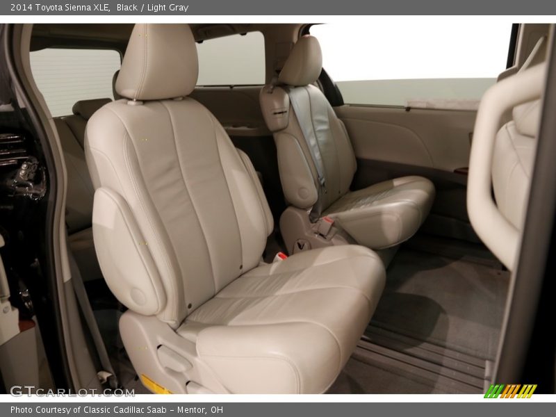 Black / Light Gray 2014 Toyota Sienna XLE