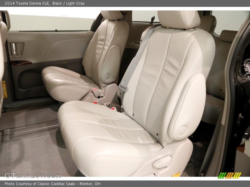 Black / Light Gray 2014 Toyota Sienna XLE