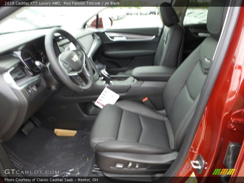 Red Passion Tintcoat / Jet Black 2018 Cadillac XT5 Luxury AWD