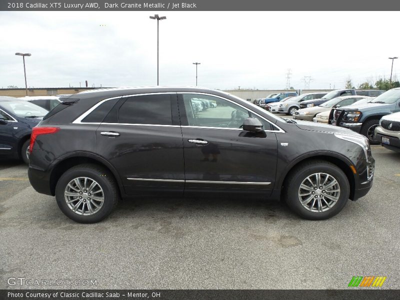 Dark Granite Metallic / Jet Black 2018 Cadillac XT5 Luxury AWD