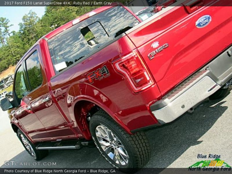 Ruby Red / Earth Gray 2017 Ford F150 Lariat SuperCrew 4X4
