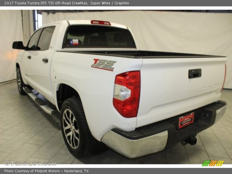 Super White / Graphite 2017 Toyota Tundra SR5 TSS Off-Road CrewMax