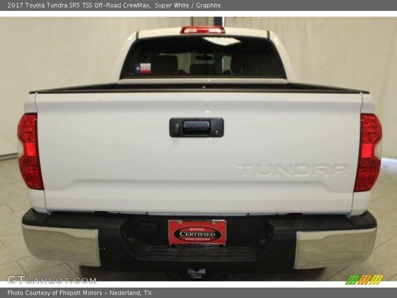 Super White / Graphite 2017 Toyota Tundra SR5 TSS Off-Road CrewMax