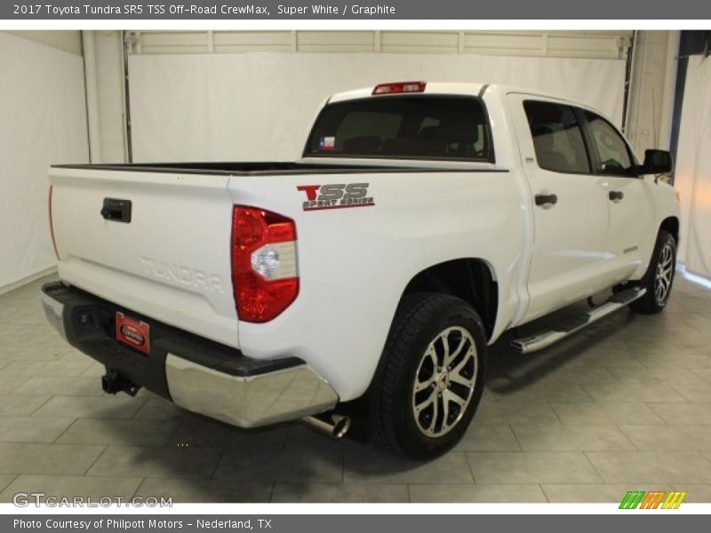 Super White / Graphite 2017 Toyota Tundra SR5 TSS Off-Road CrewMax