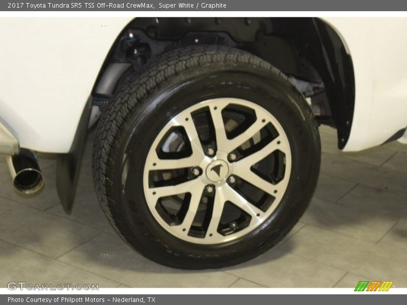Super White / Graphite 2017 Toyota Tundra SR5 TSS Off-Road CrewMax