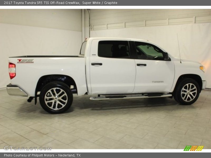 Super White / Graphite 2017 Toyota Tundra SR5 TSS Off-Road CrewMax