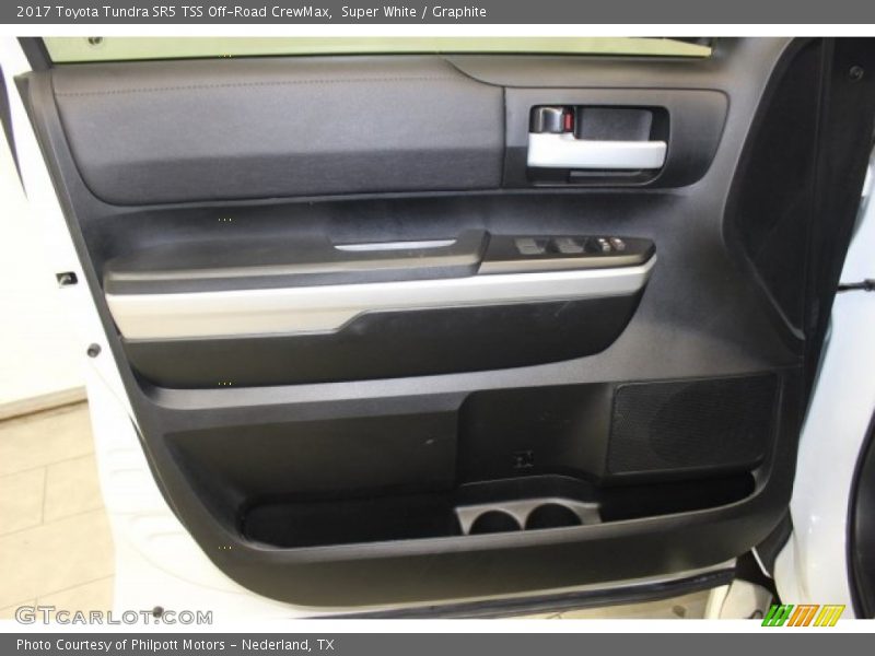 Super White / Graphite 2017 Toyota Tundra SR5 TSS Off-Road CrewMax