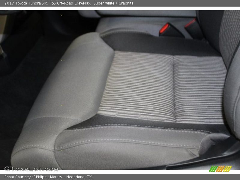 Super White / Graphite 2017 Toyota Tundra SR5 TSS Off-Road CrewMax