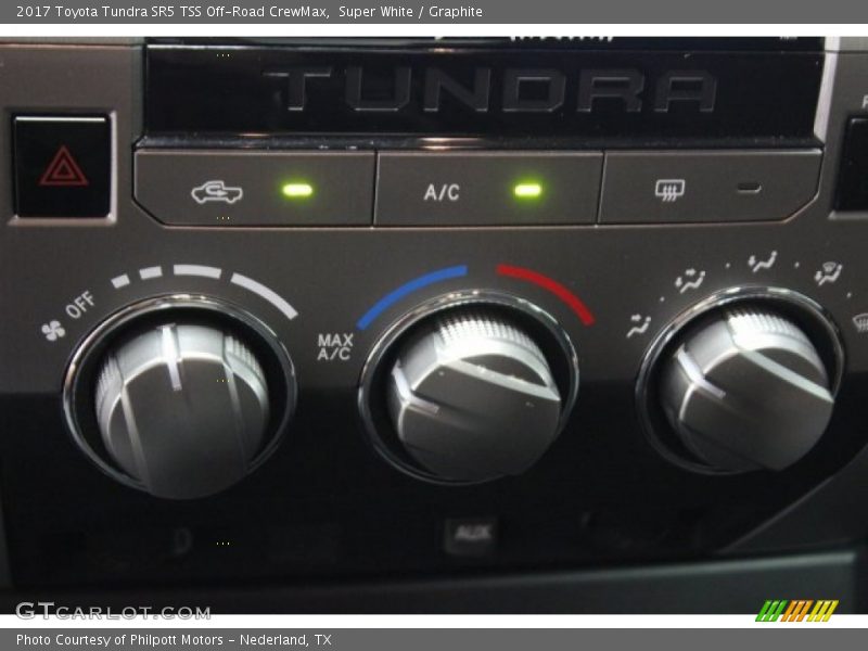Super White / Graphite 2017 Toyota Tundra SR5 TSS Off-Road CrewMax