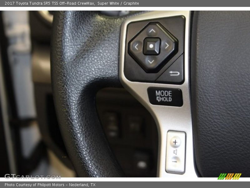 Super White / Graphite 2017 Toyota Tundra SR5 TSS Off-Road CrewMax