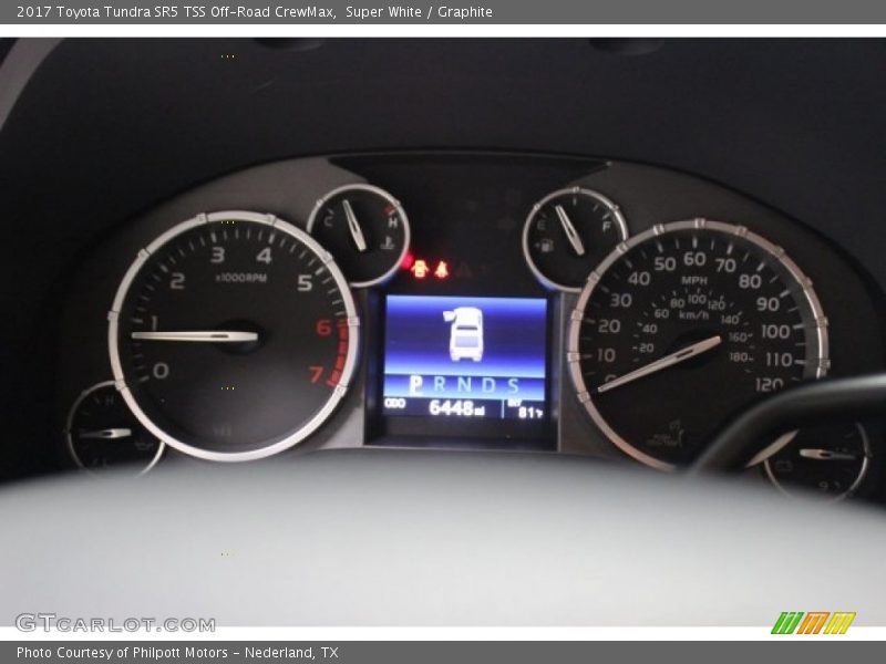 Super White / Graphite 2017 Toyota Tundra SR5 TSS Off-Road CrewMax