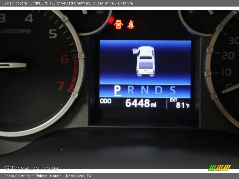Super White / Graphite 2017 Toyota Tundra SR5 TSS Off-Road CrewMax