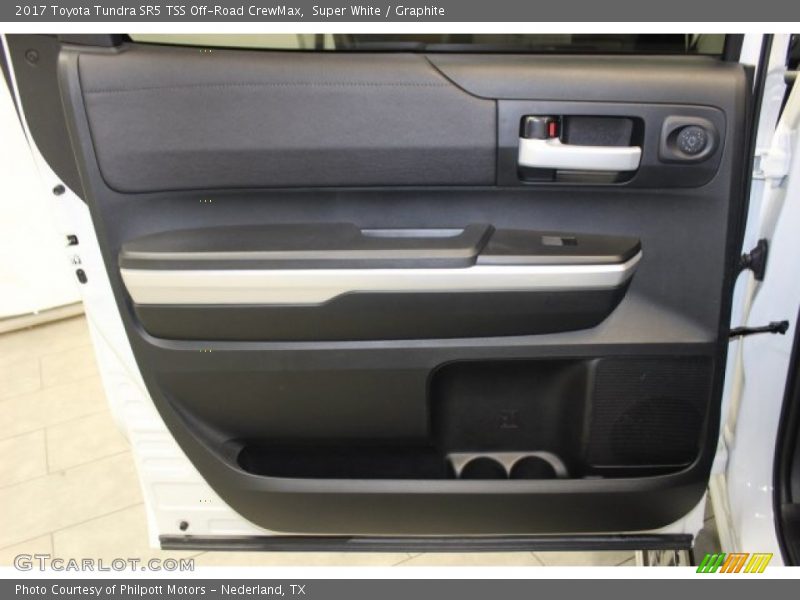 Super White / Graphite 2017 Toyota Tundra SR5 TSS Off-Road CrewMax
