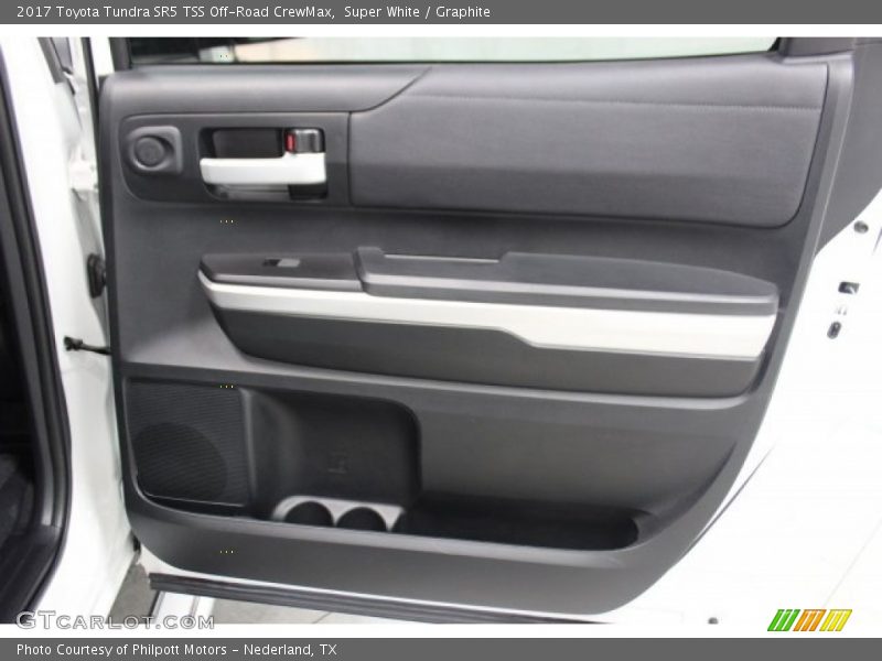 Super White / Graphite 2017 Toyota Tundra SR5 TSS Off-Road CrewMax