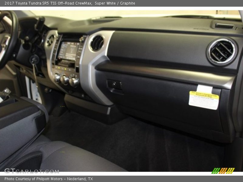 Super White / Graphite 2017 Toyota Tundra SR5 TSS Off-Road CrewMax