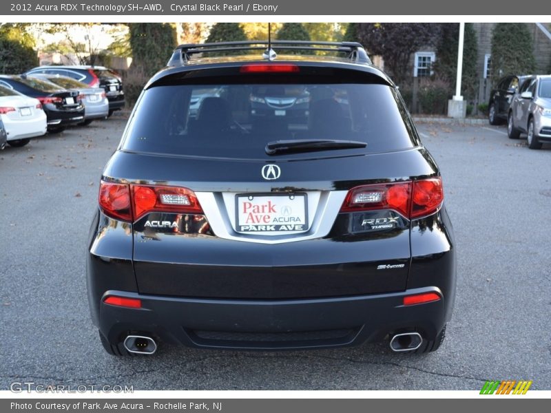 Crystal Black Pearl / Ebony 2012 Acura RDX Technology SH-AWD