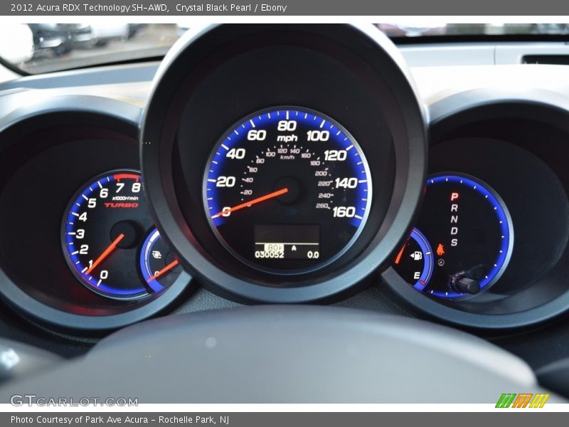 Crystal Black Pearl / Ebony 2012 Acura RDX Technology SH-AWD
