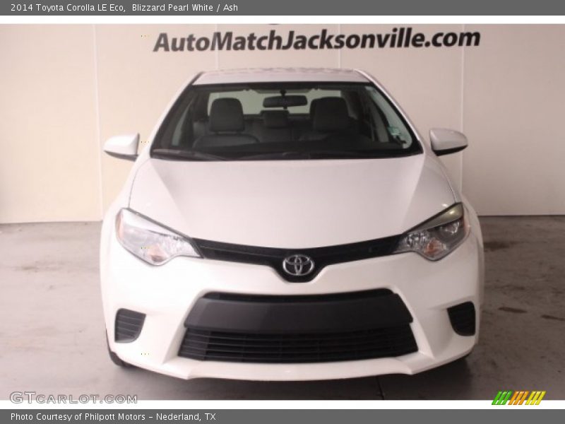Blizzard Pearl White / Ash 2014 Toyota Corolla LE Eco