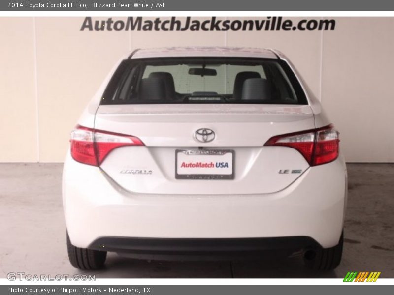 Blizzard Pearl White / Ash 2014 Toyota Corolla LE Eco