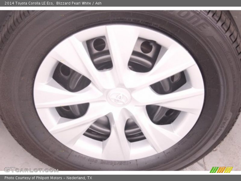 Blizzard Pearl White / Ash 2014 Toyota Corolla LE Eco