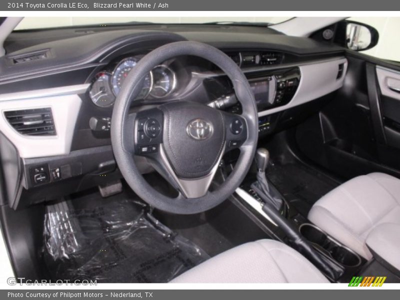 Blizzard Pearl White / Ash 2014 Toyota Corolla LE Eco