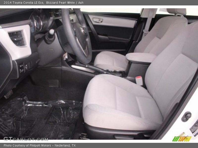 Blizzard Pearl White / Ash 2014 Toyota Corolla LE Eco