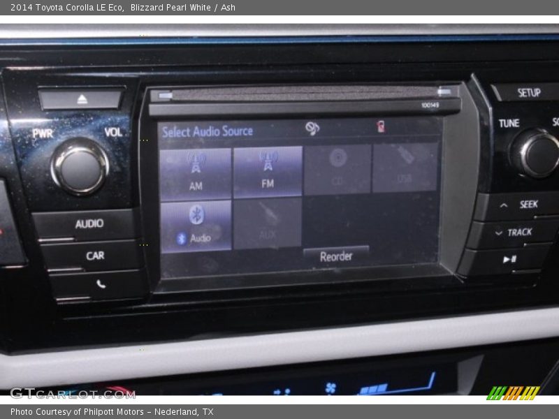 Blizzard Pearl White / Ash 2014 Toyota Corolla LE Eco